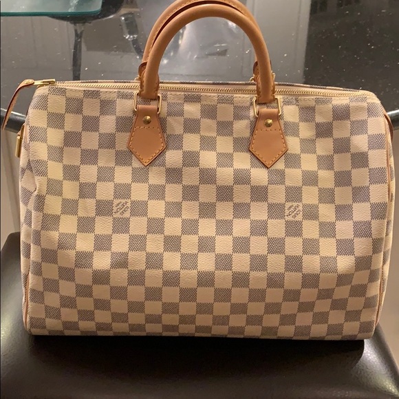 Louis Vuitton Handbags - AUTHENTIC LOUIS VUITTON DAMIER AZUL SPEEDY 35
